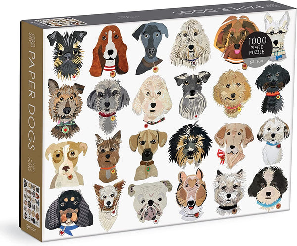 Galison 1000pc - Paper Dogs