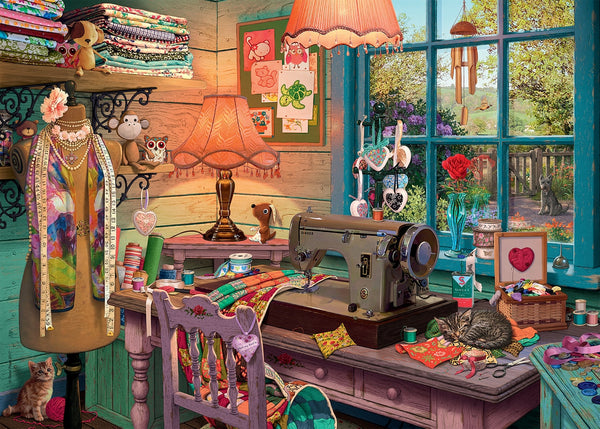 Ravensburger 1000pc The Sewing Shed