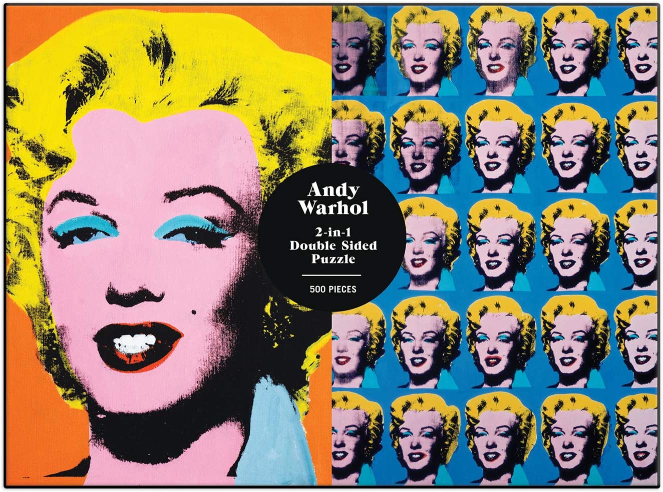 Galison 500pc - Andy Warhol 2 in 1 Double Sided – Games and Things Miranda