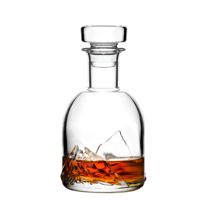 Liiton Everest Crystal Whiskey Decanter Gift Set