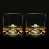 Liiton Mt Fuji Crystal Whiskey Glass - Set Of 2