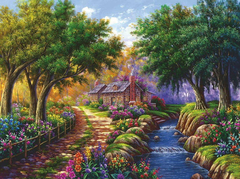 Ravensburger 1500pc Cottage by the River