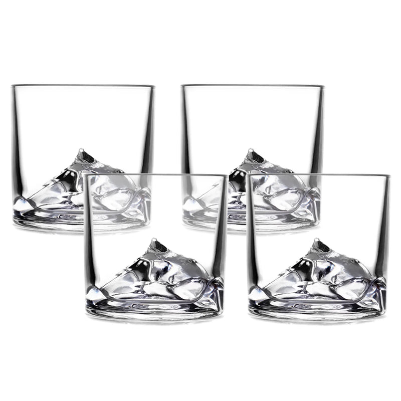 Liiton Everest Crystal Whiskey Glasses - Set Of 4