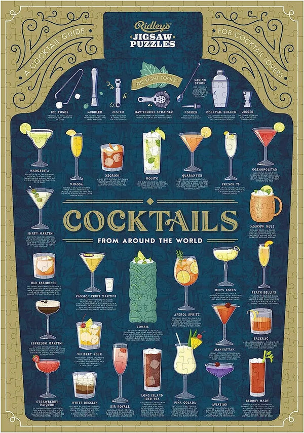 Ridley’s 500pc Cocktail Lover's Jigsaw