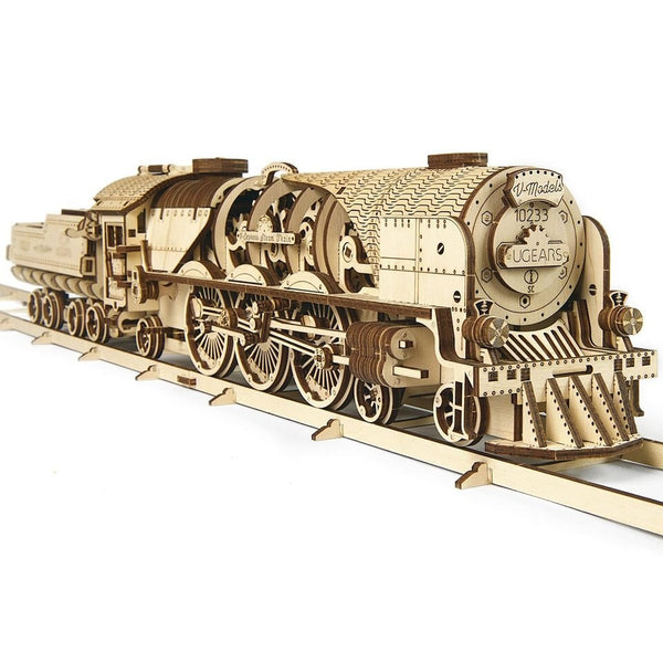 UGears V Express Steam Train with Tender