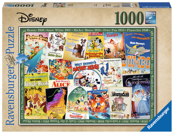 Ravensburger Disney 1000pc Vintage Poster