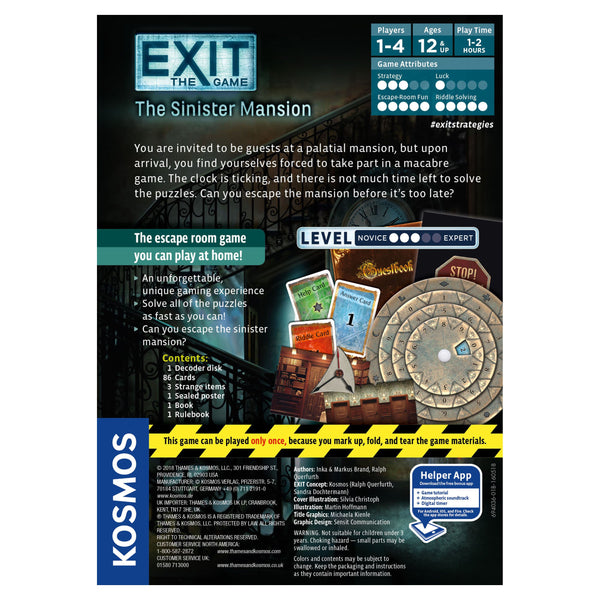 Exit The Gamme - The Sinister Mansion