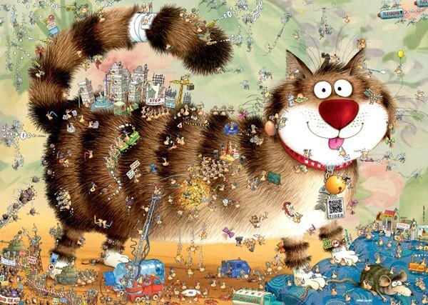 Heye 1000pc Degano Cat's Life