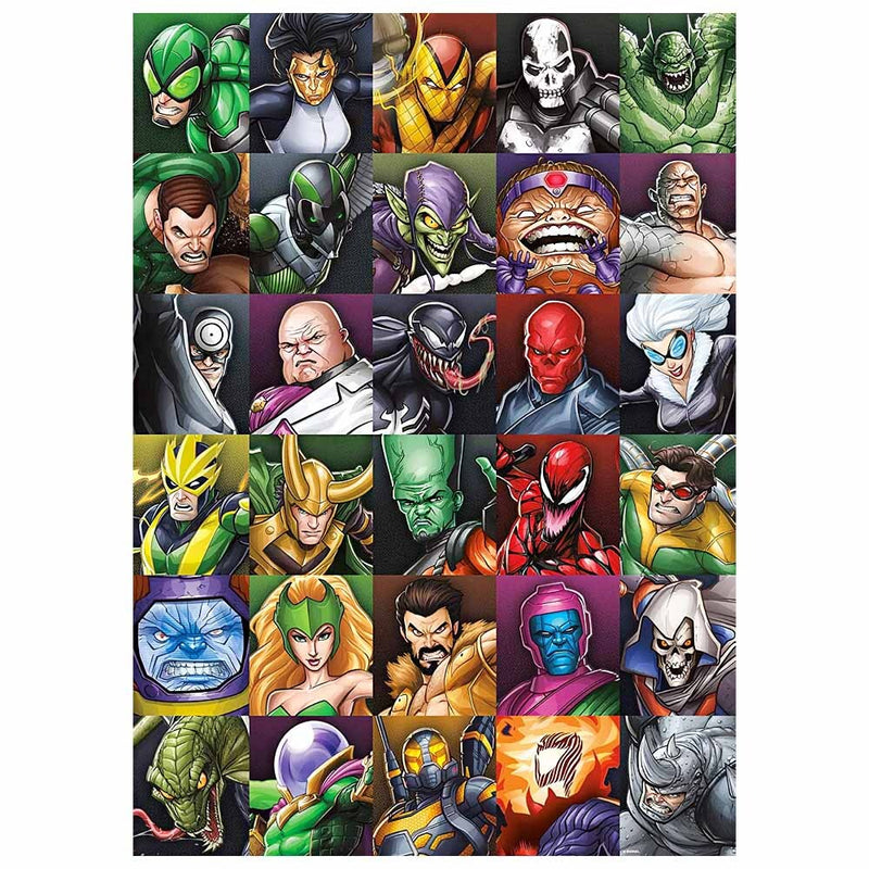 Aquarius 1000pc Marvel Villains Collage