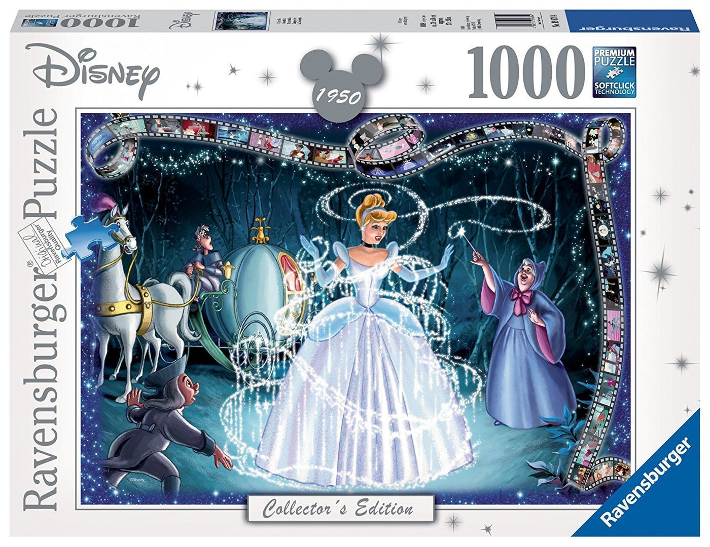 Ravensburger Disney 1000pc Cinderella – Games and Things Miranda