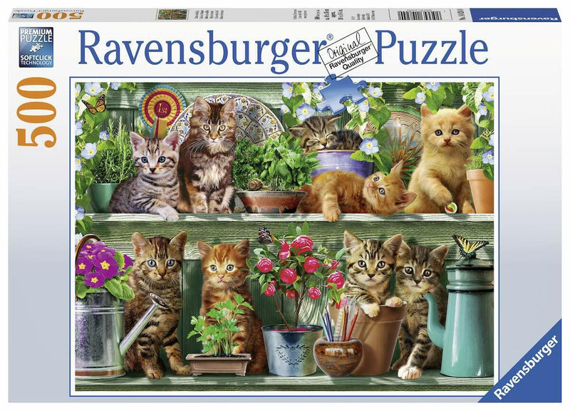 Ravensburger 500pc Cats on the Shelf