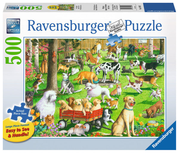 Ravensburger Large Format 500pc At the Dog Park