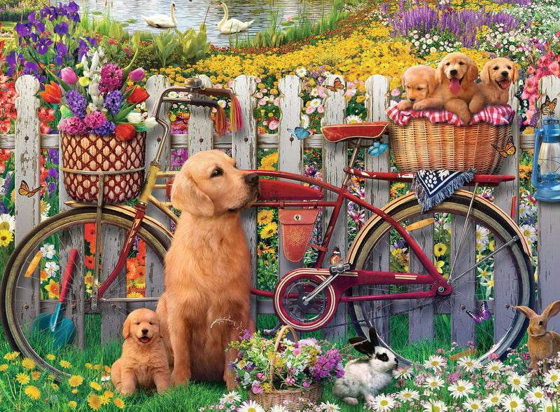 Ravensburger 500pc Cute Dogs in the Garden