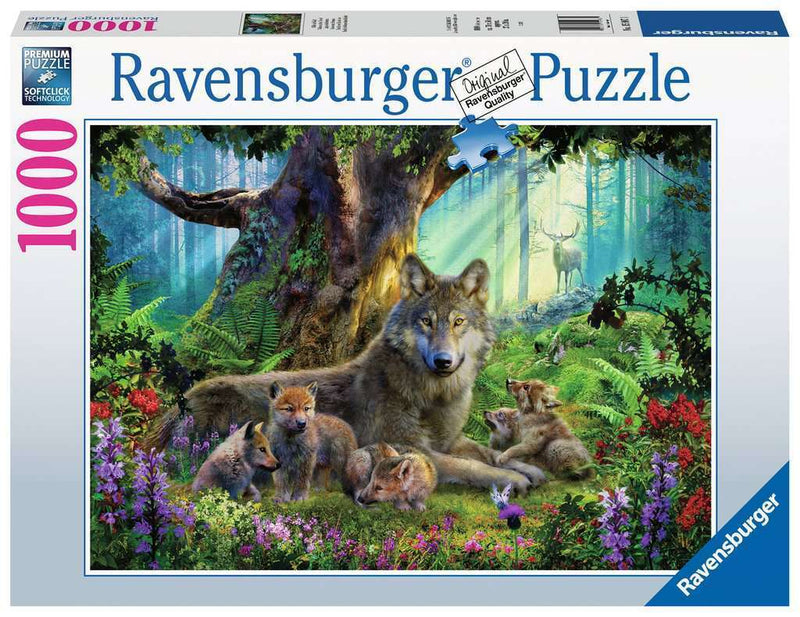 Ravensburger 1000pc Wolves in the Forest