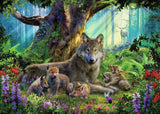 Ravensburger 1000pc Wolves in the Forest
