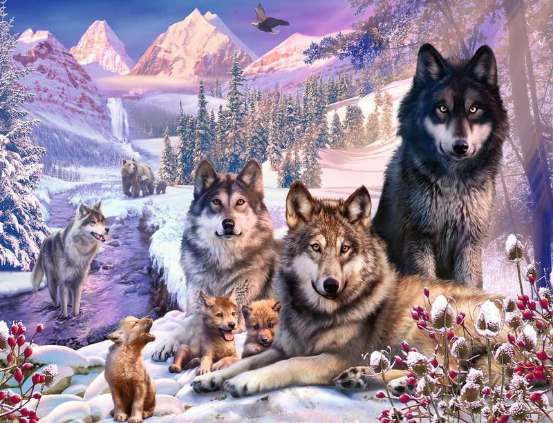 Ravensburger 2000pc Wolves in the Snow