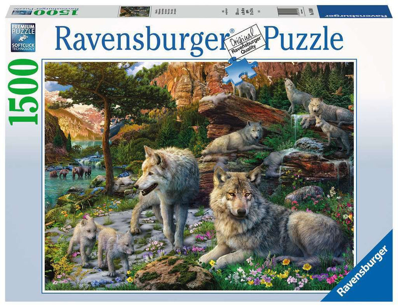 Ravensburger 1500pc Wolves in Spring