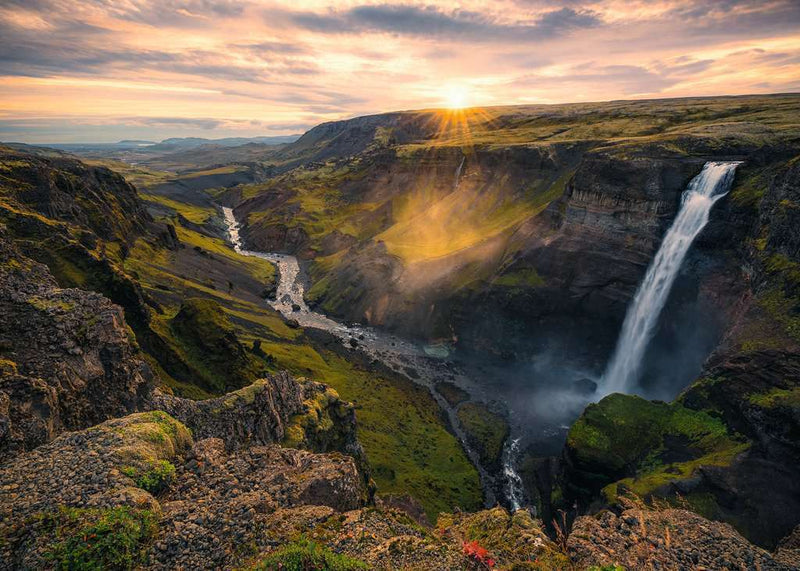 Ravensburger 1000pc Scandinavian Places Haifoss Waterfall, Iceland