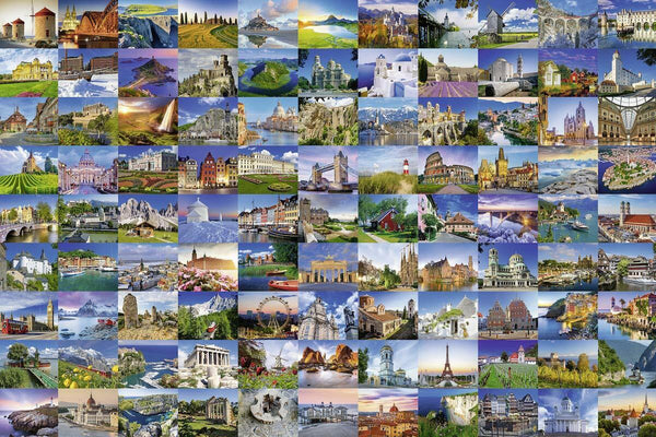 Ravensburger 3000pc 99 Beautiful Places Europe