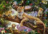 Ravensburger 1000pc Leopard Family