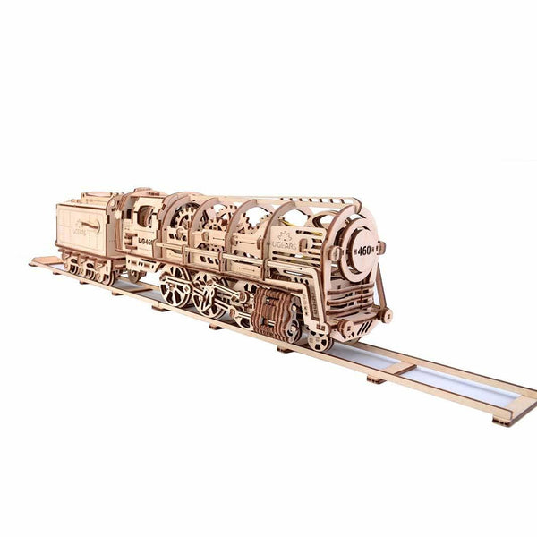 UGears Steam Locomotive with Tender