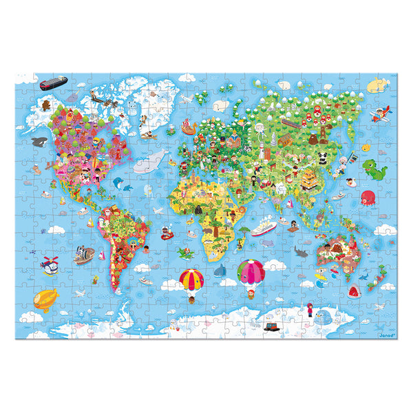 Janod 300pc World Map